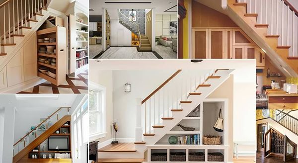 Tủ gầm cầu thang là xu hướng thiết kế của những ngôi nhà hiện đại