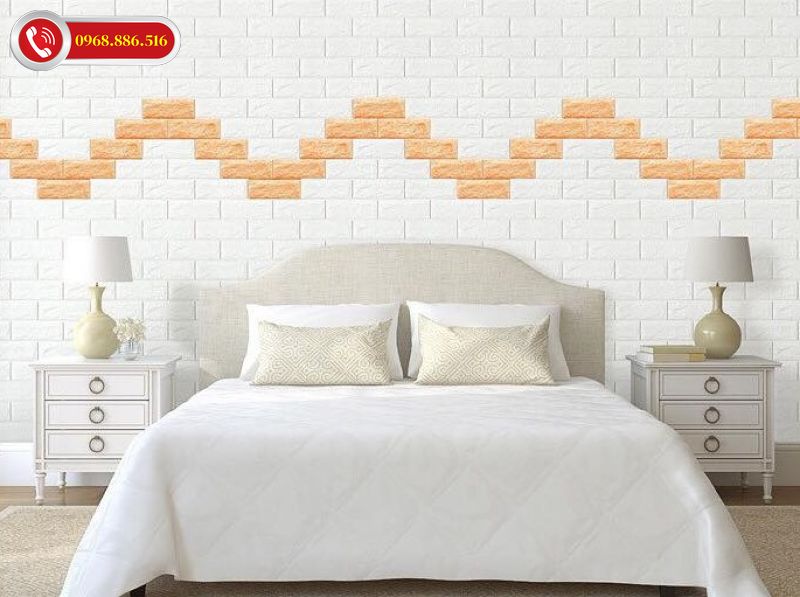 Trang trí phòng ngủ với xốp dán tường