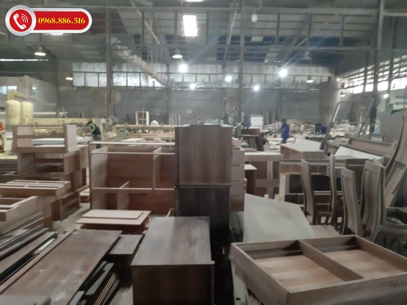 Xưởng sản xuất tủ bếp gỗ sồi Mỹ uy tín tại Hà Nội