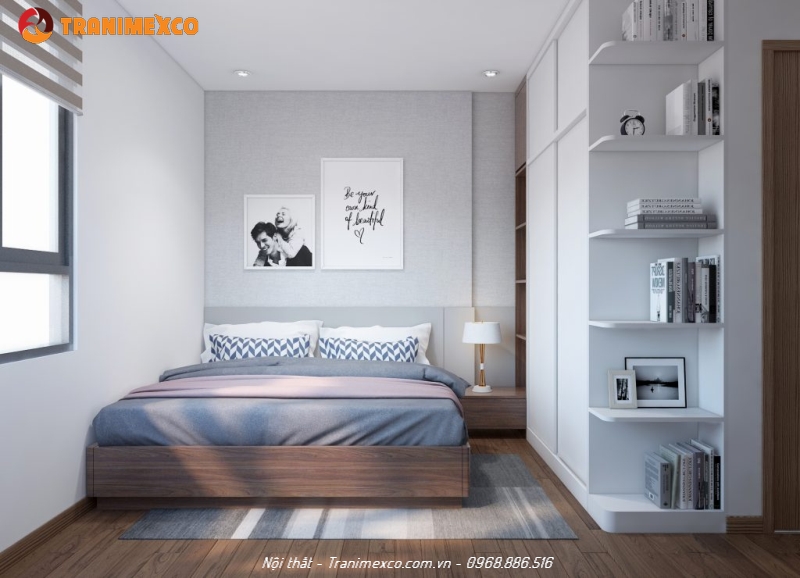 Combo nội thất phòng ngủ giá rẻ chất liệu gỗ công nghiệp được ưa chuộng hiện nay