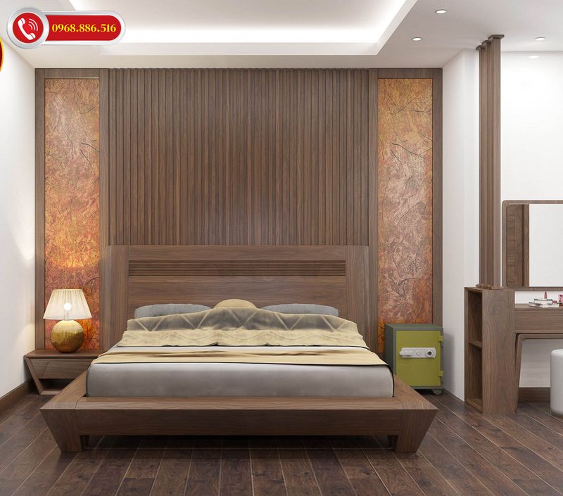 Ứng dụng nội thất gỗ tạo không gian ấm áp nhẹ nhàng