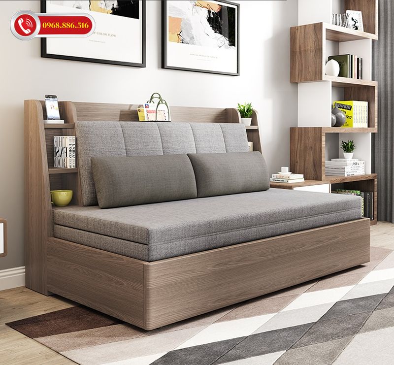 Những mẫu giường kết hợp sofa thiết kế hiện đại thẩm mỹ nhất hiện nay