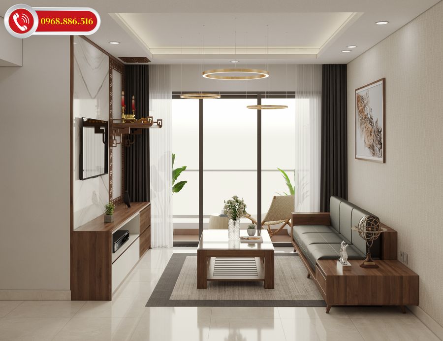 Thiết kế nội thất căn hộ chung cư đẹp phổ biến tại Việt Nam