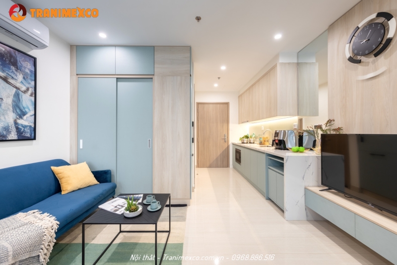 Thiết kế chung cư phong cách tối giản bám sát ý tưởng đơn giản nội thất